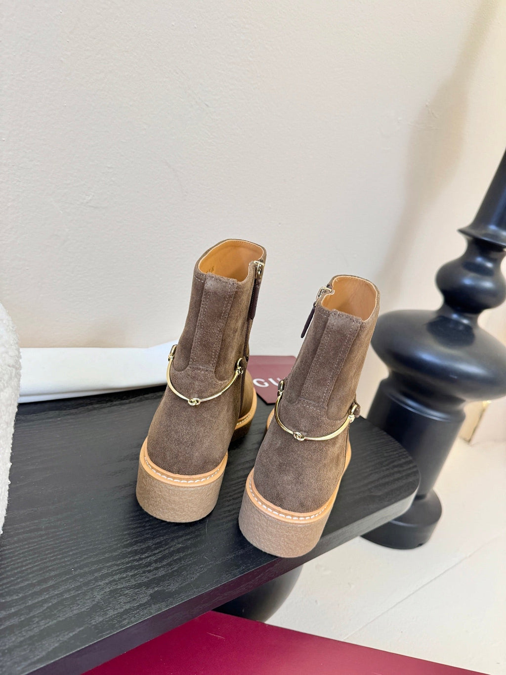 Gucci Runway Suede Boots