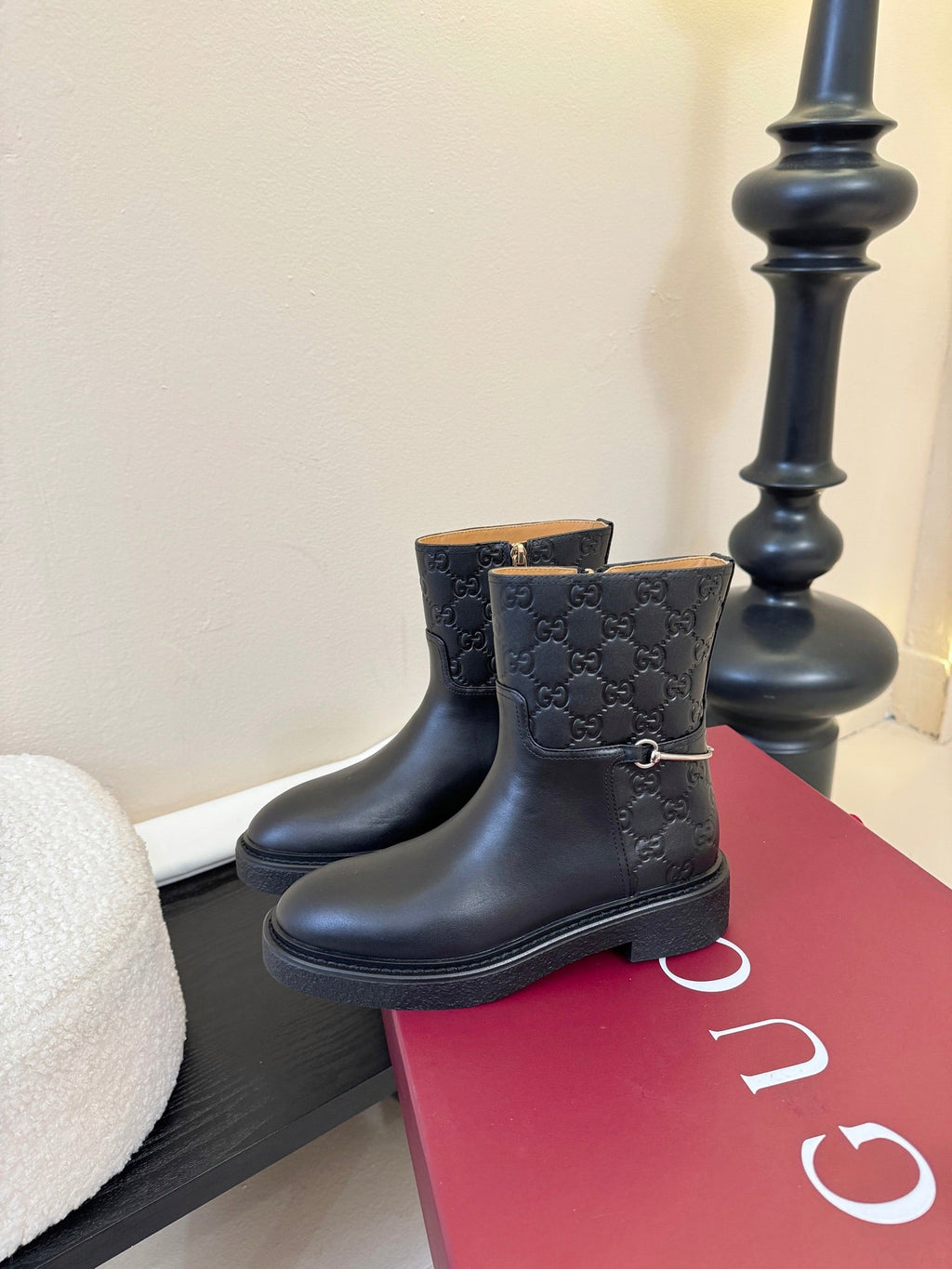 Gucci Runway Suede Boots