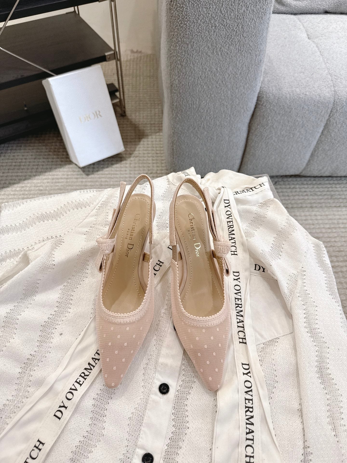 Dior J'Adior Patent Leather Kitten Heel Sandals