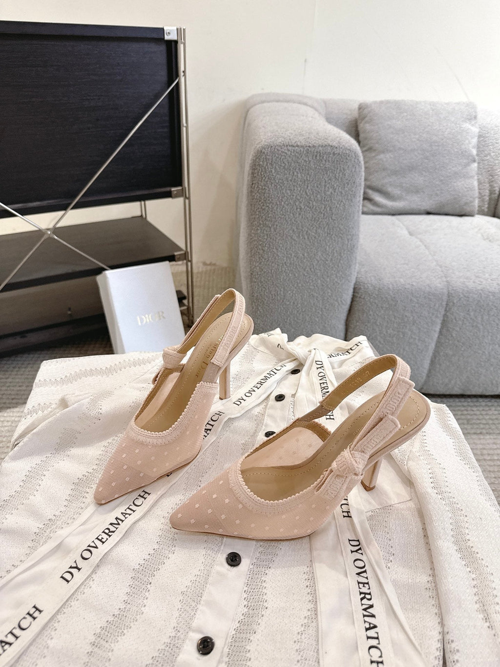 Dior J'Adior Patent Leather Kitten Heel Sandals