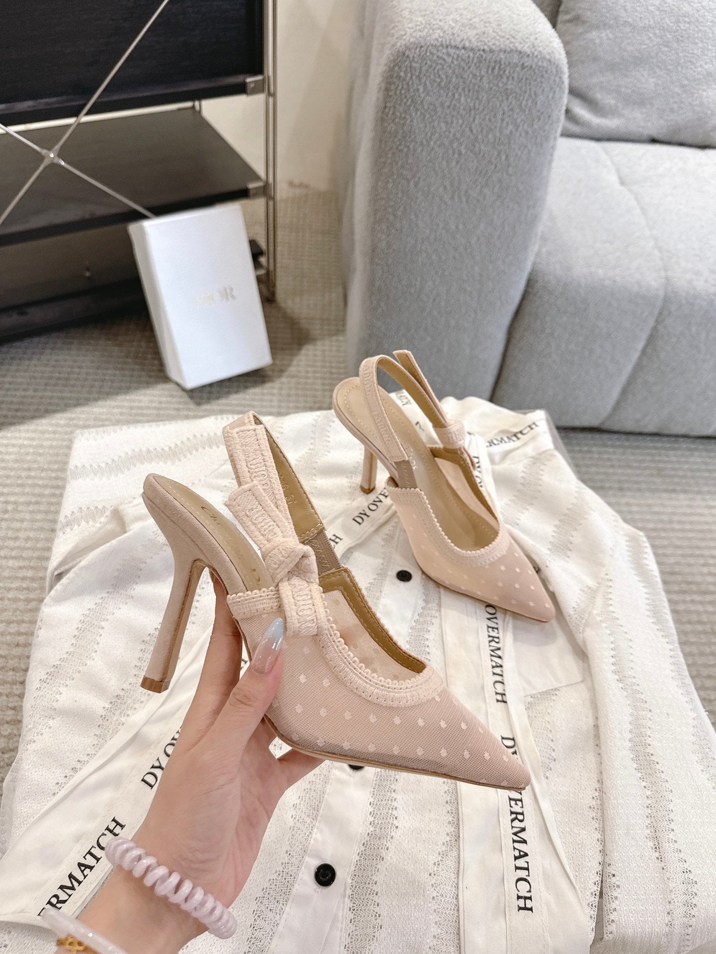 Dior J'Adior Patent Leather Kitten Heel Sandals