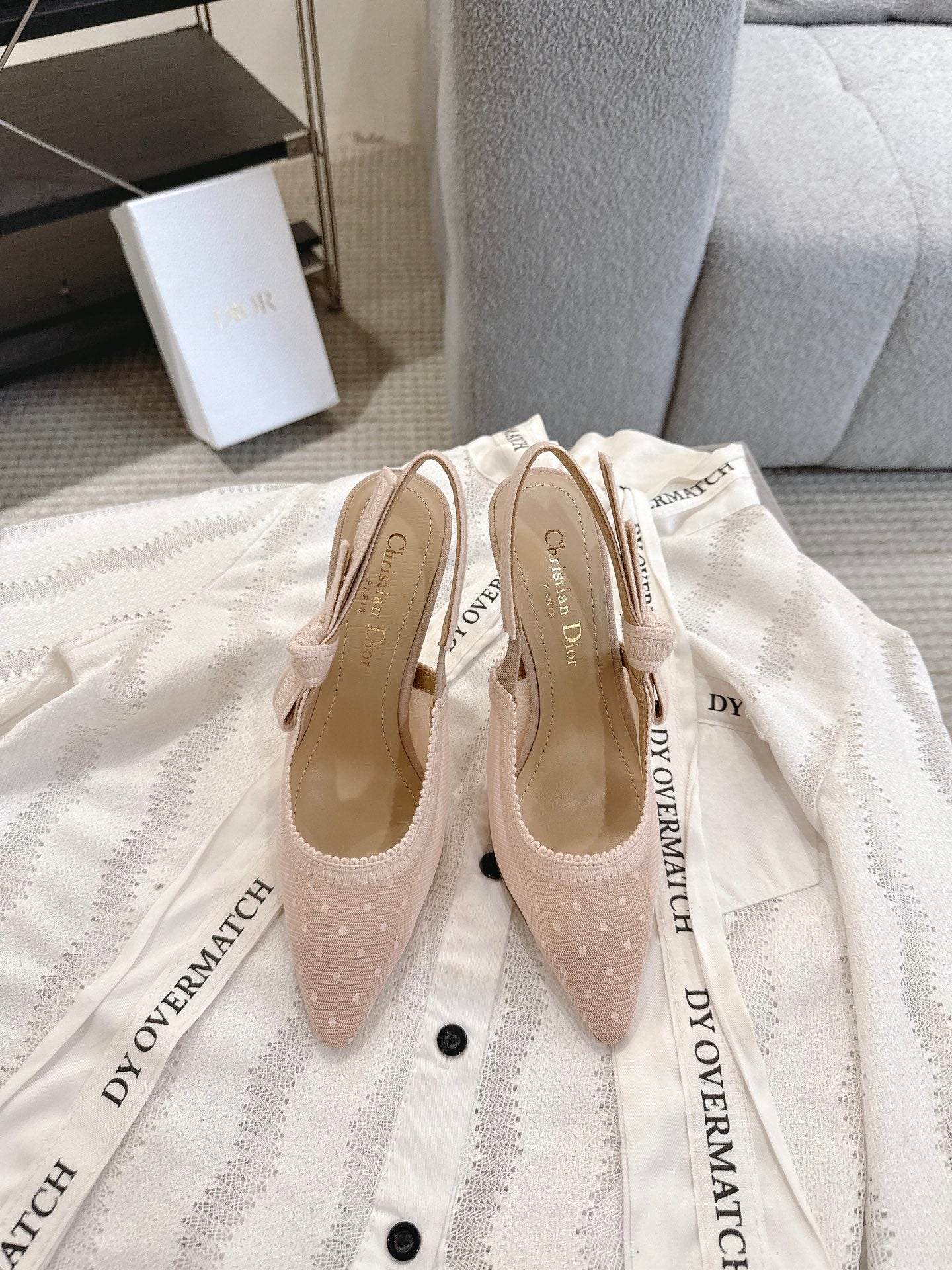 Dior J'Adior Patent Leather Kitten Heel Sandals
