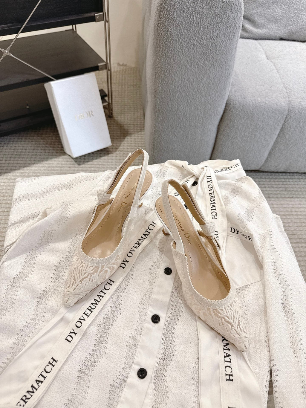 Dior J'Adior Patent Leather Kitten Heel Sandals