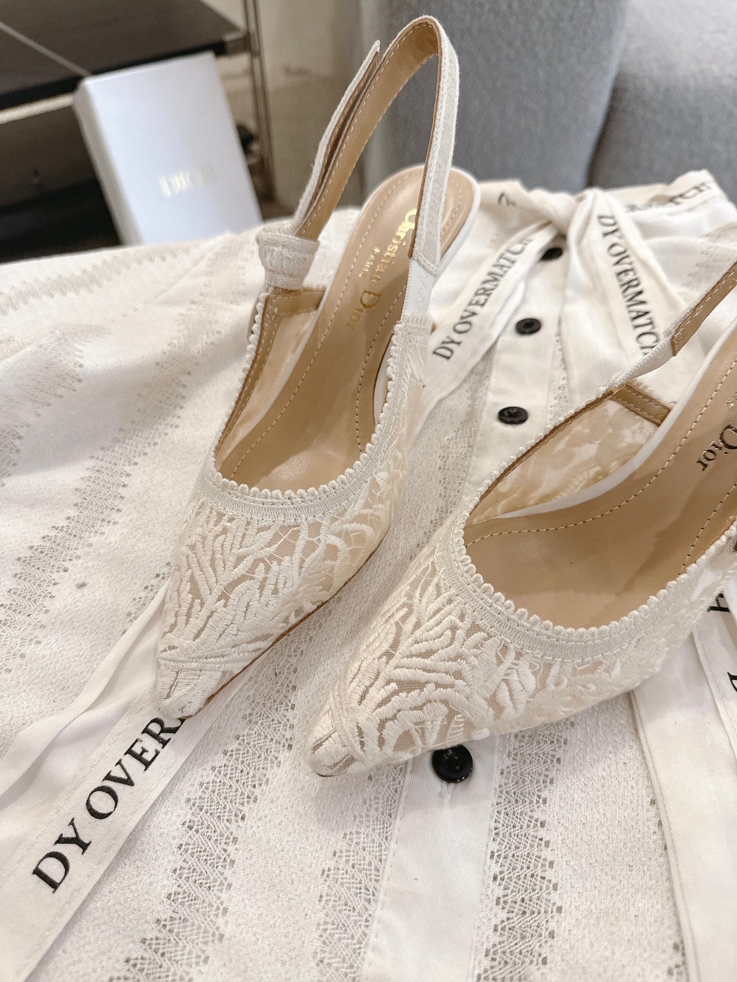 Dior J'Adior Patent Leather Kitten Heel Sandals