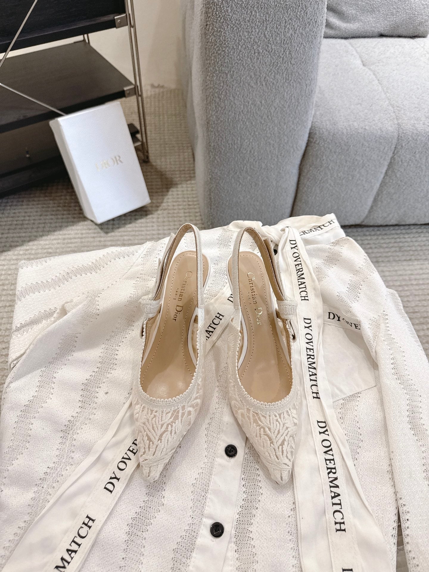 Dior J'Adior Patent Leather Kitten Heel Sandals