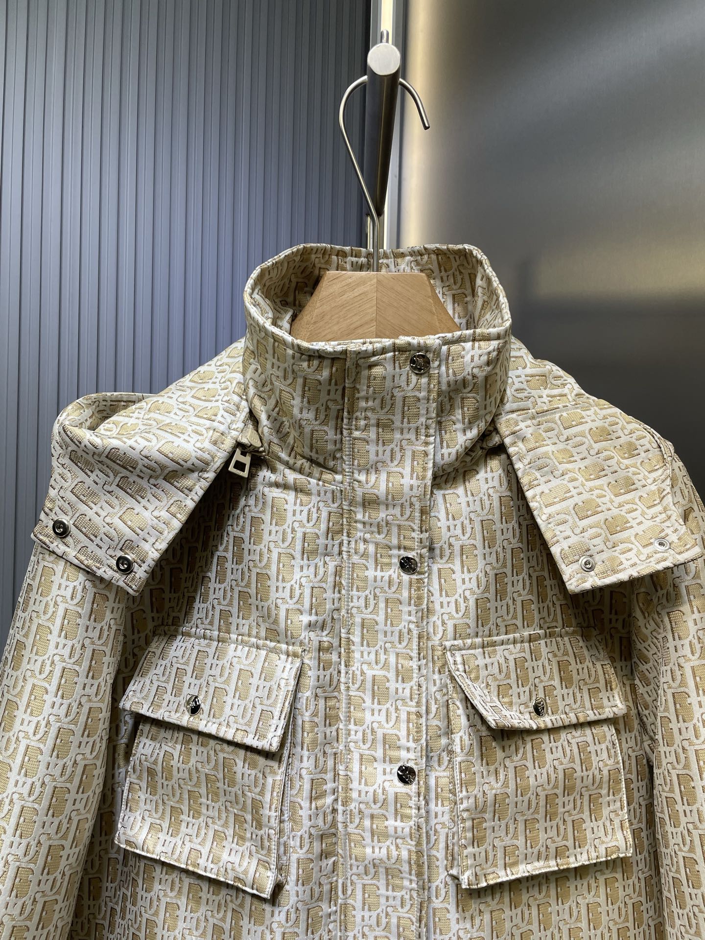 Dior Monogram Jacquard Hooded Jacket – 25FW
