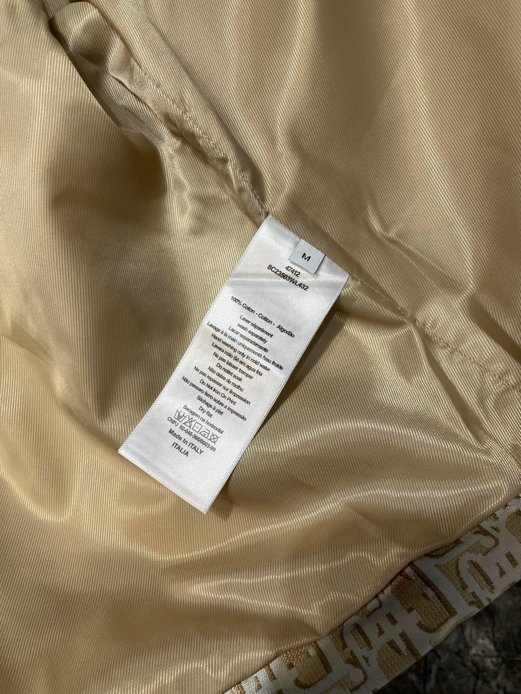 Dior Monogram Jacquard Hooded Jacket – 25FW