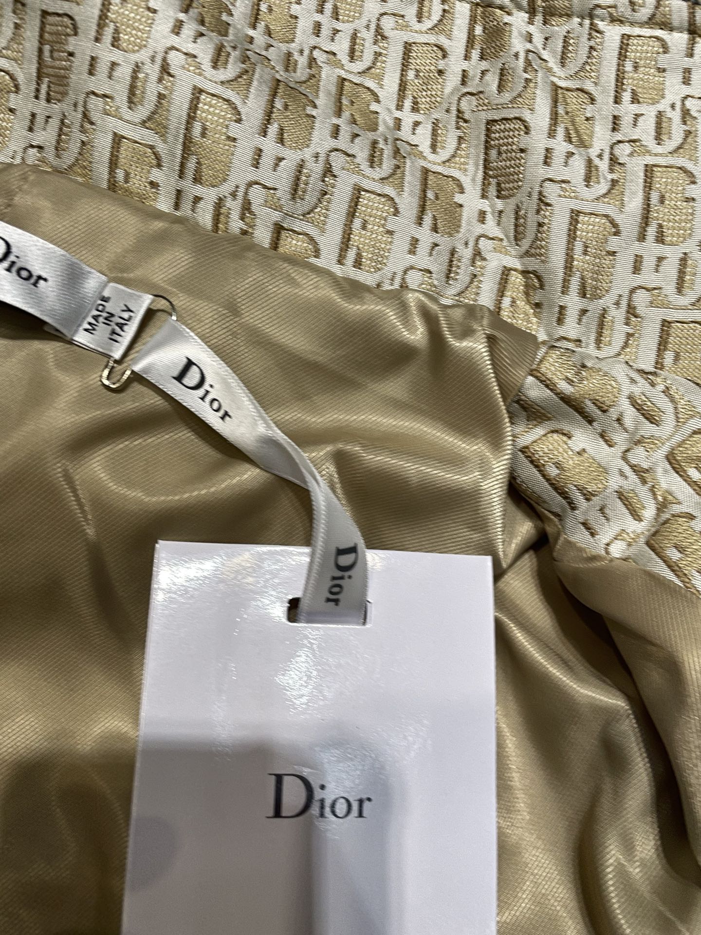 Dior Monogram Jacquard Hooded Jacket – 25FW