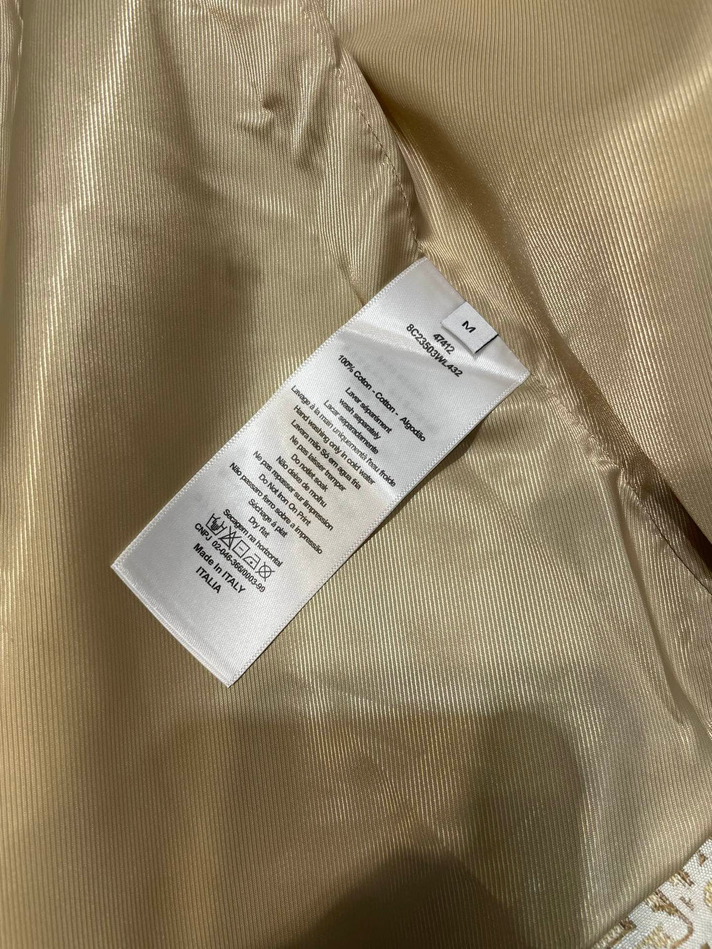 Dior Monogram Jacquard Hooded Jacket – 25FW