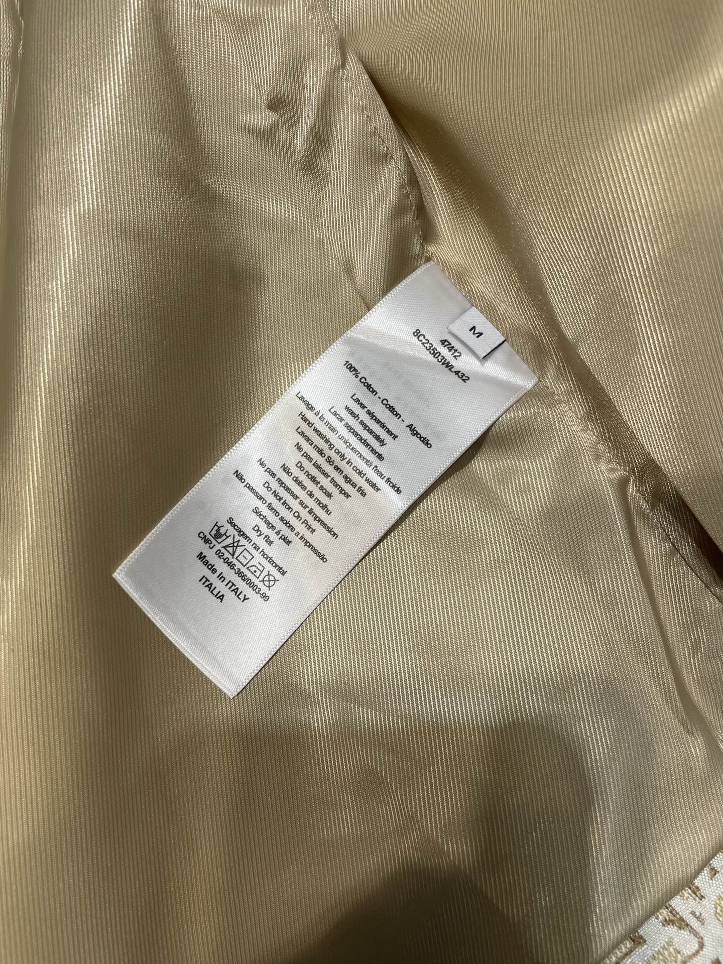 Dior Monogram Jacquard Hooded Jacket – 25FW