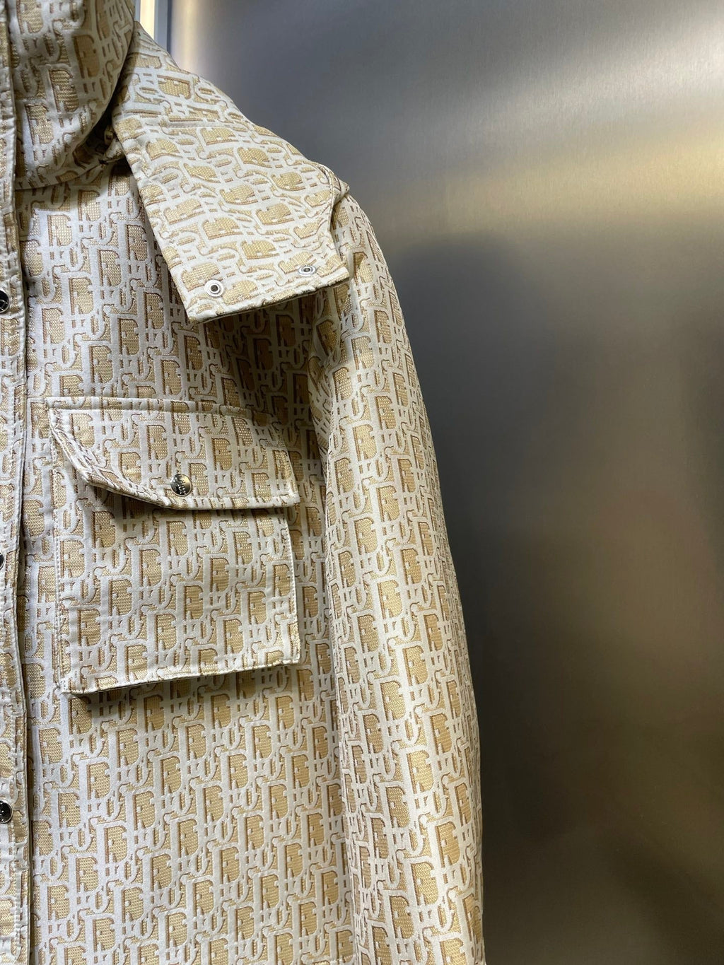 Dior Monogram Jacquard Hooded Jacket – 25FW