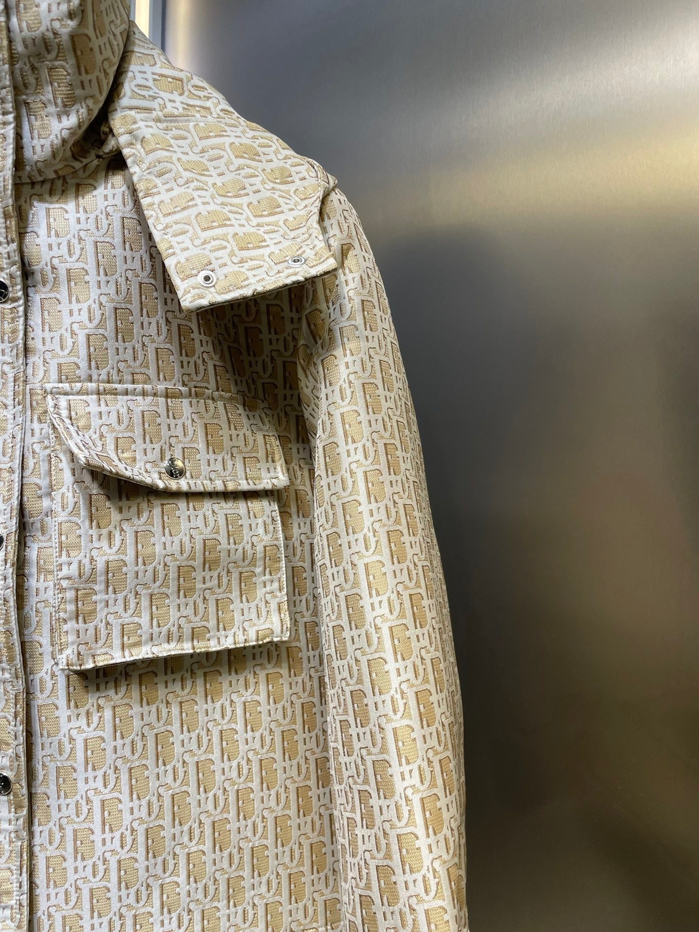Dior Monogram Jacquard Hooded Jacket – 25FW