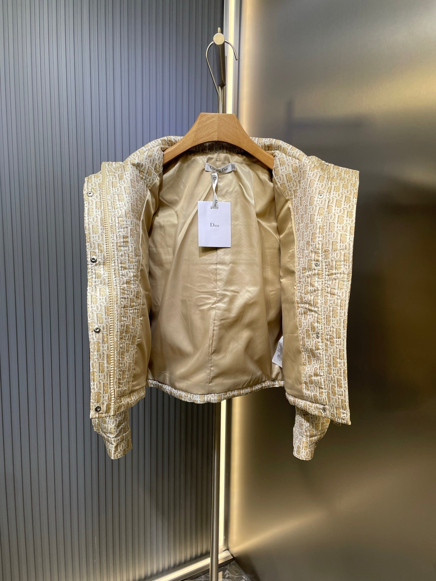 Dior Monogram Jacquard Hooded Jacket – 25FW