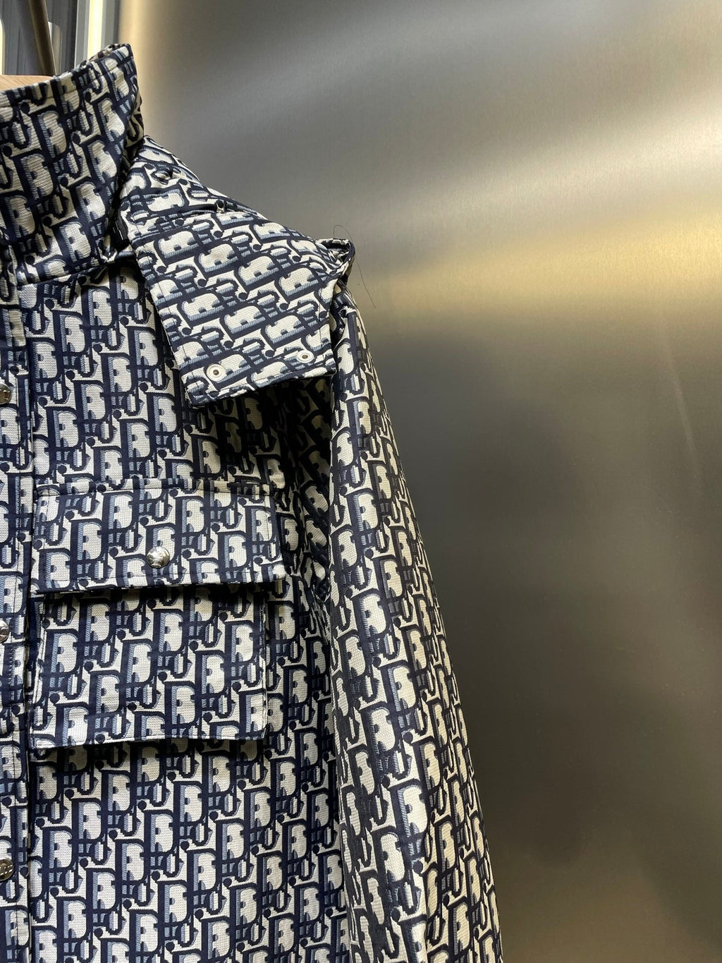 Dior Monogram Jacquard Hooded Jacket – 25FW