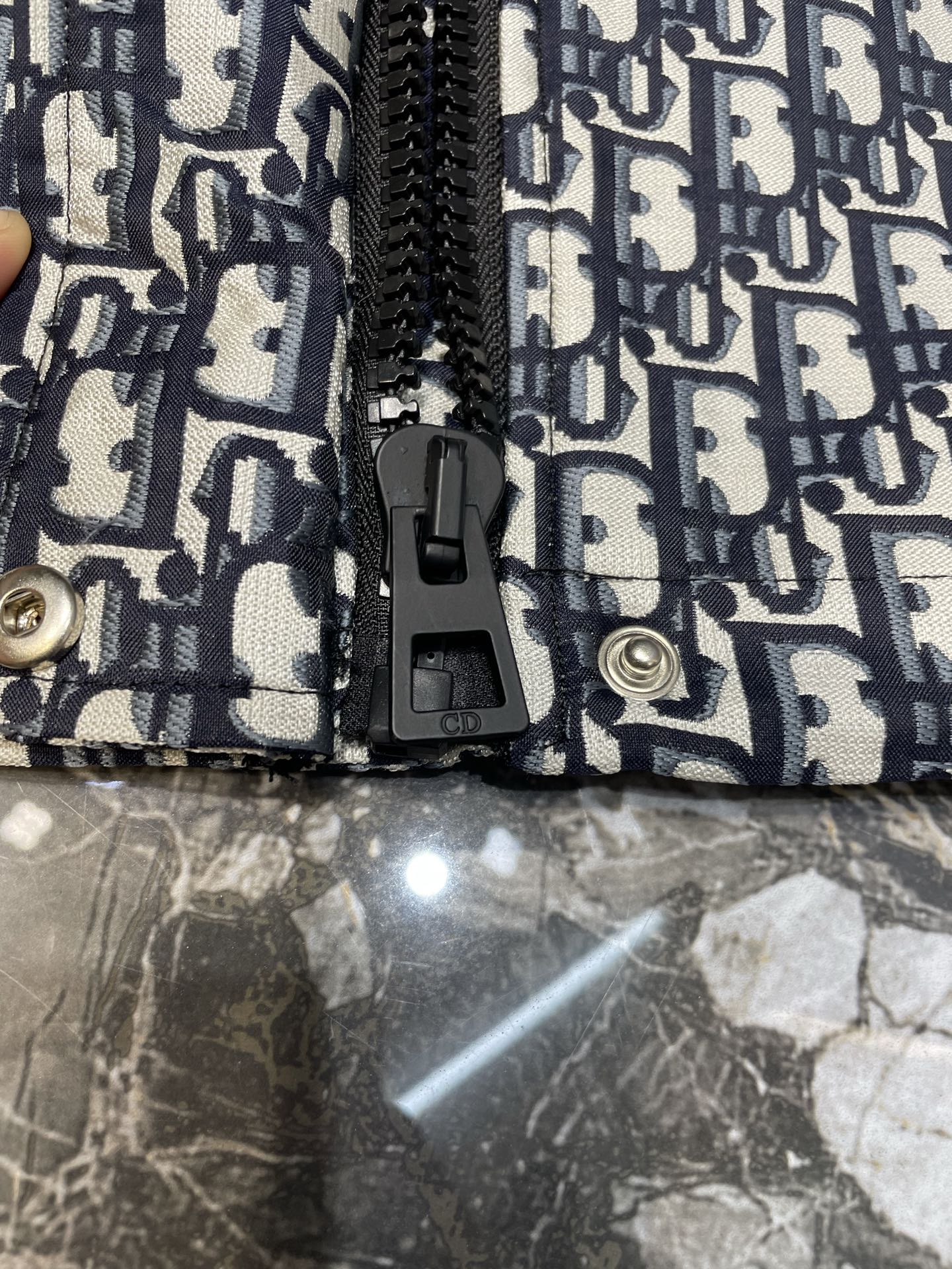Dior Monogram Jacquard Hooded Jacket – 25FW