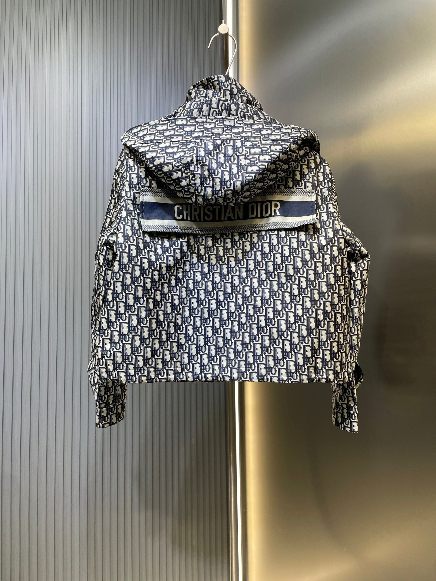 Dior Monogram Jacquard Hooded Jacket – 25FW