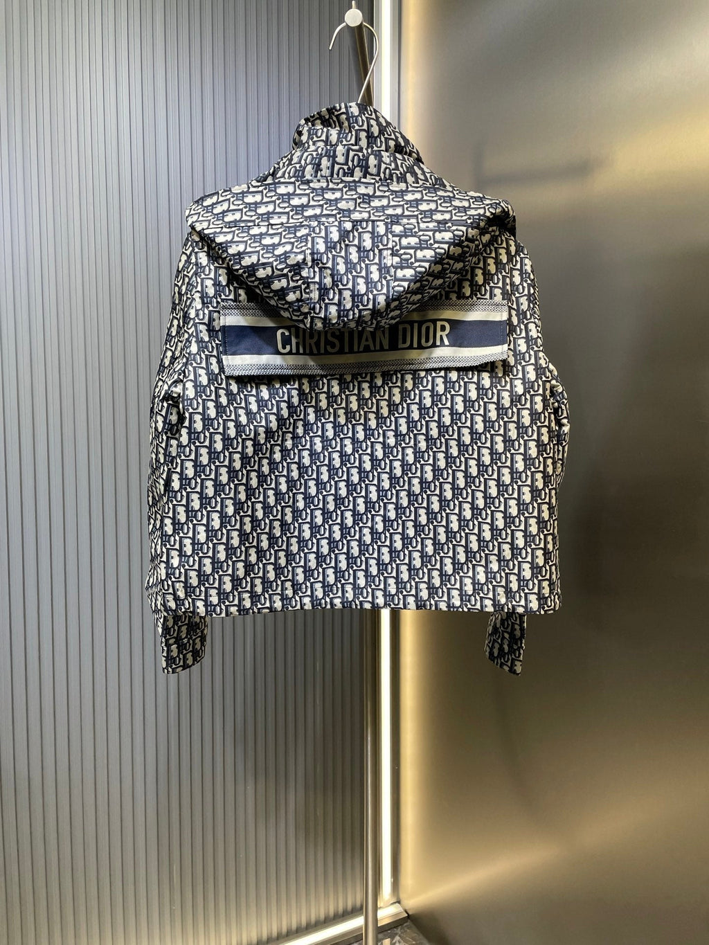 Dior Monogram Jacquard Hooded Jacket – 25FW