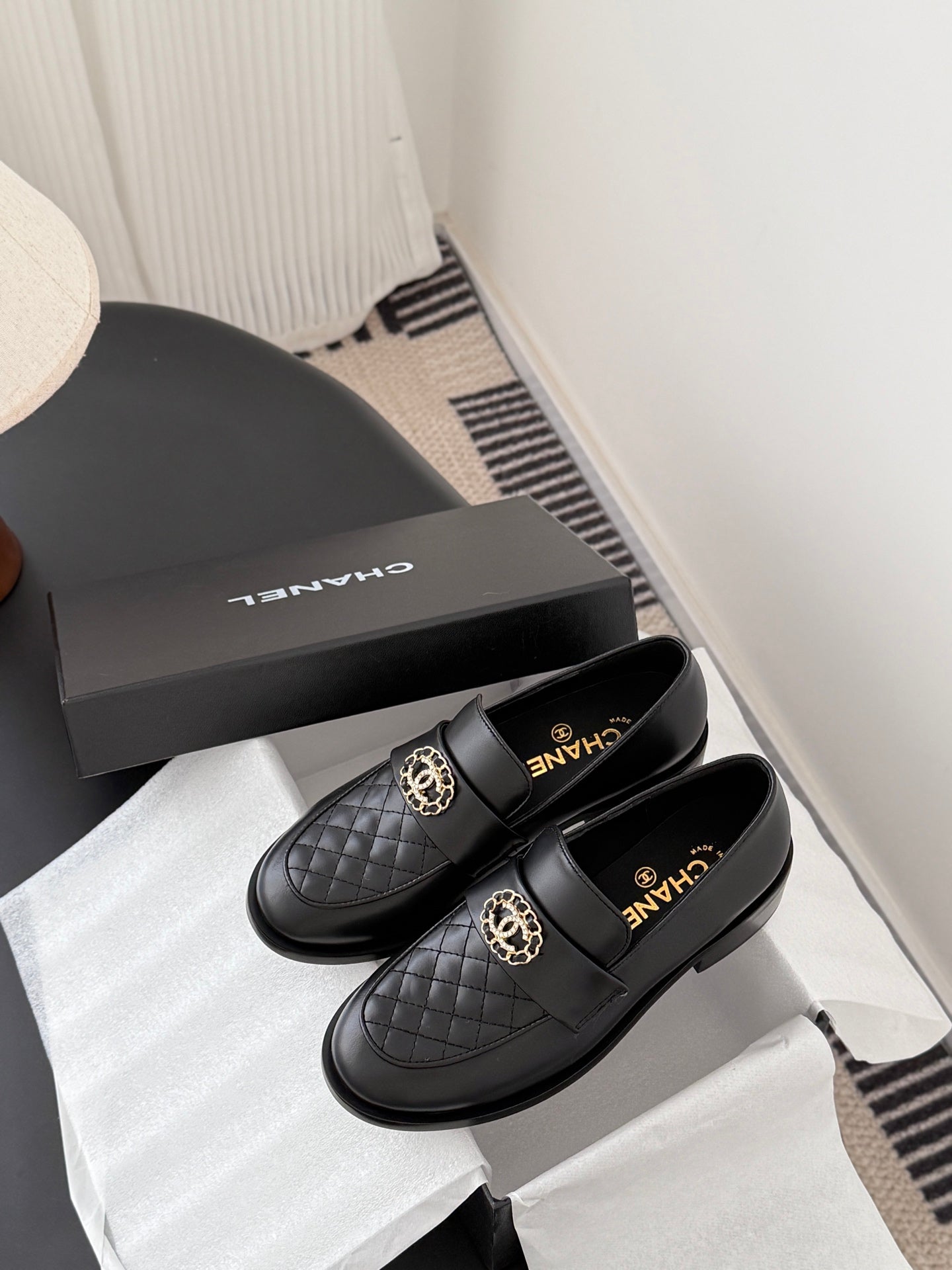 Chanel Round Toe Loafers – 25P Collection