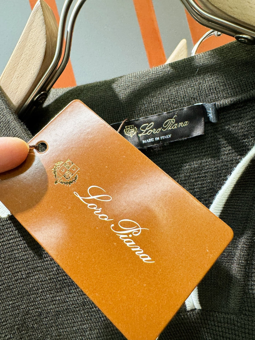 Loro Piana 2025 Knit Sweater with Chest Logo – Autumn/Winter Collection