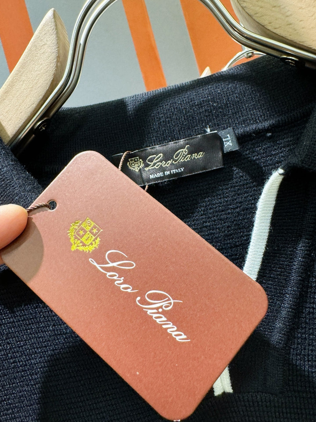 Loro Piana 2025 Knit Sweater with Chest Logo – Autumn/Winter Collection