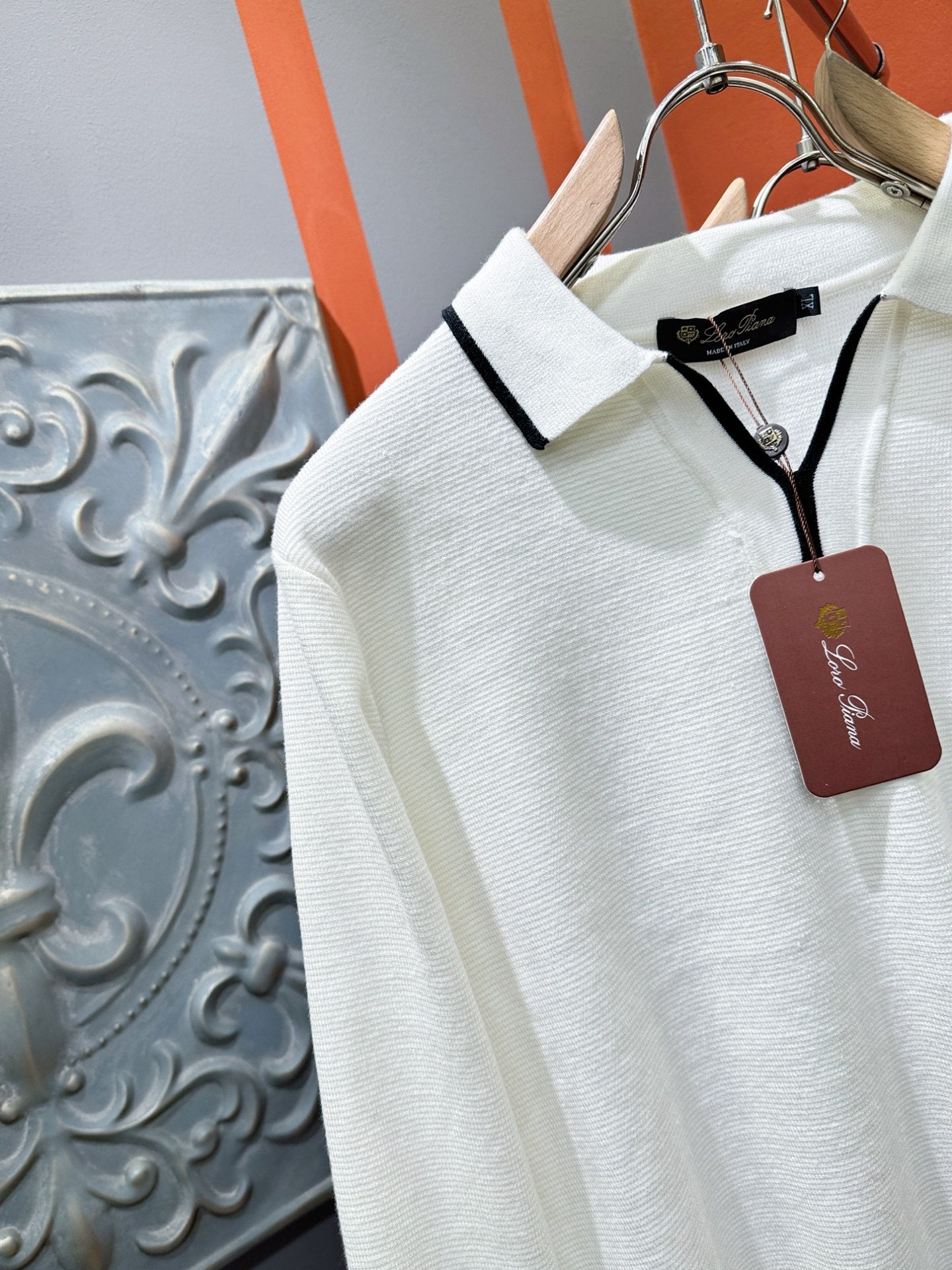 Loro Piana 2025 Knit Sweater with Chest Logo – Autumn/Winter Collection