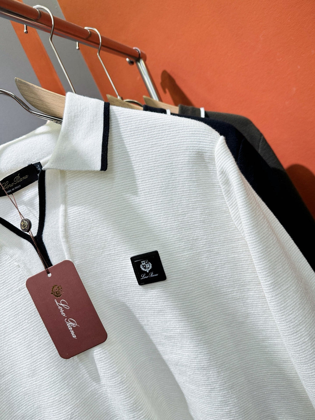 Loro Piana 2025 Knit Sweater with Chest Logo – Autumn/Winter Collection
