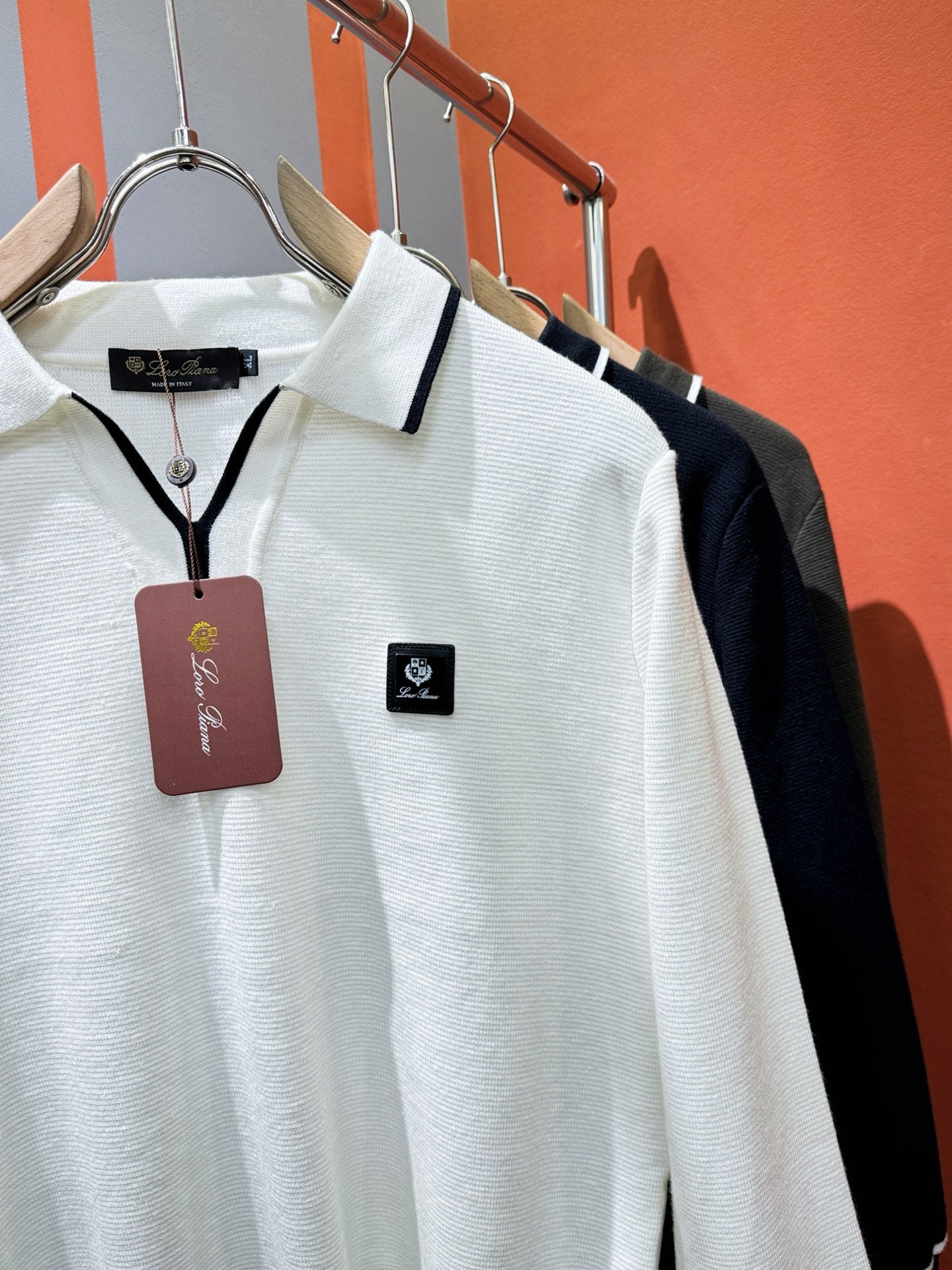 Loro Piana 2025 Knit Sweater with Chest Logo – Autumn/Winter Collection