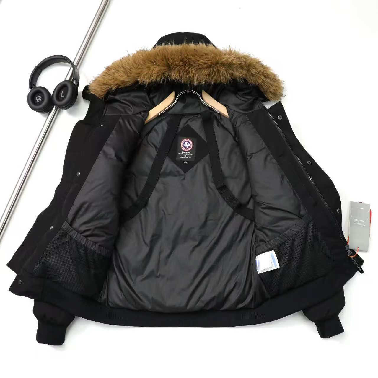 Canada Goose Grandview Black Label Hooded Puffer Jacket
