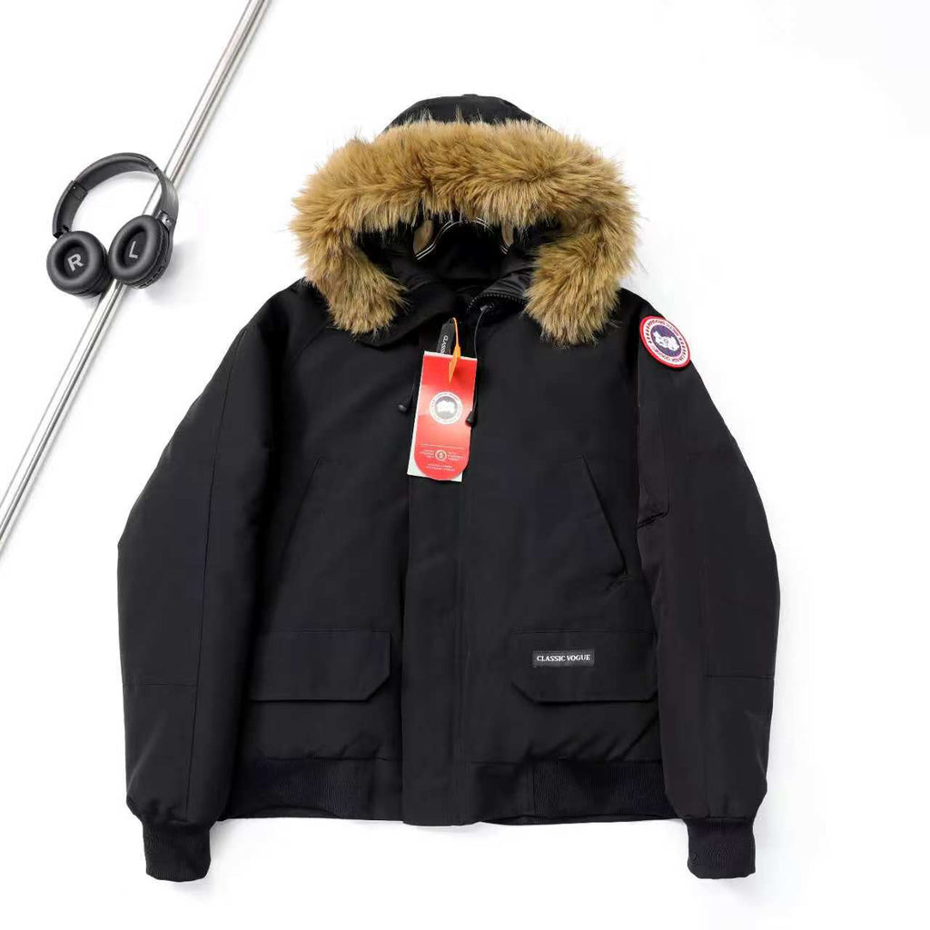 Canada Goose Grandview Black Label Hooded Puffer Jacket