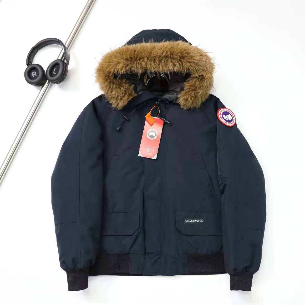 Canada Goose Grandview Black Label Hooded Puffer Jacket