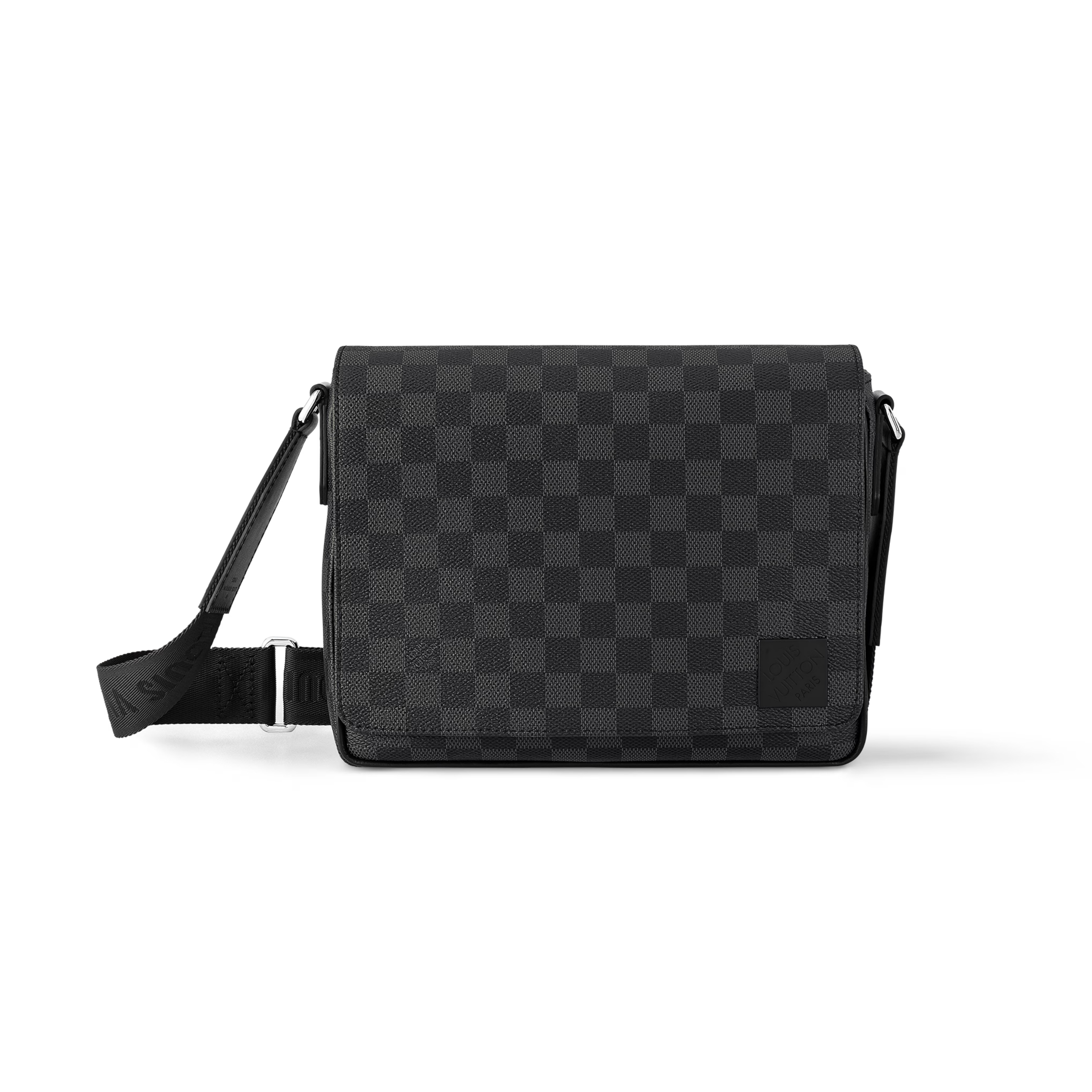 LOUIS VUITTON DAMIER INFINI DISTRICT BAG MENS - GRAPHITE