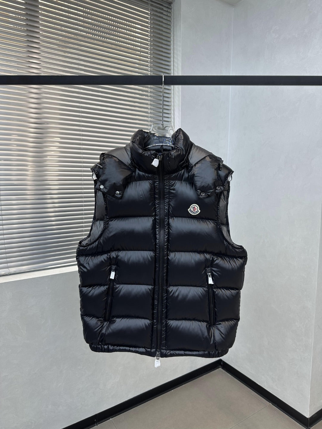 Moncler Bormes Quilted Hooded Down Vest