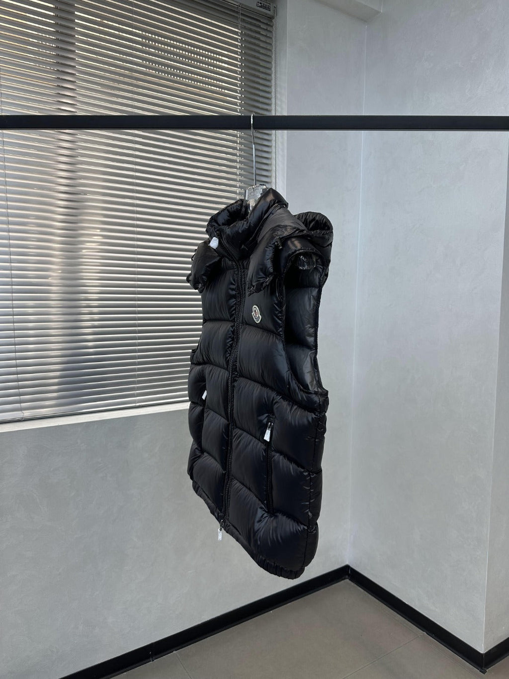 Moncler Bormes Quilted Hooded Down Vest
