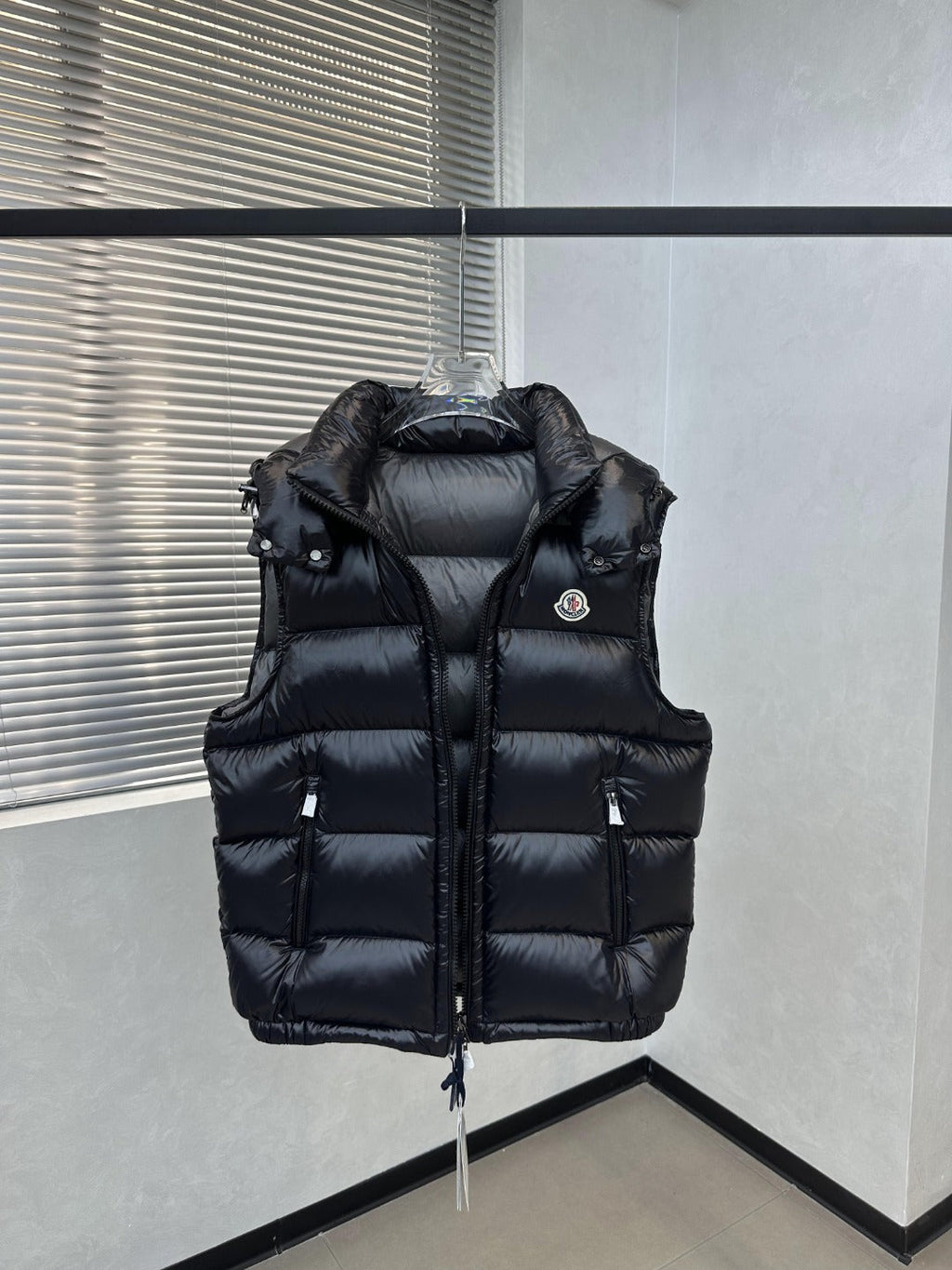Moncler Bormes Quilted Hooded Down Vest
