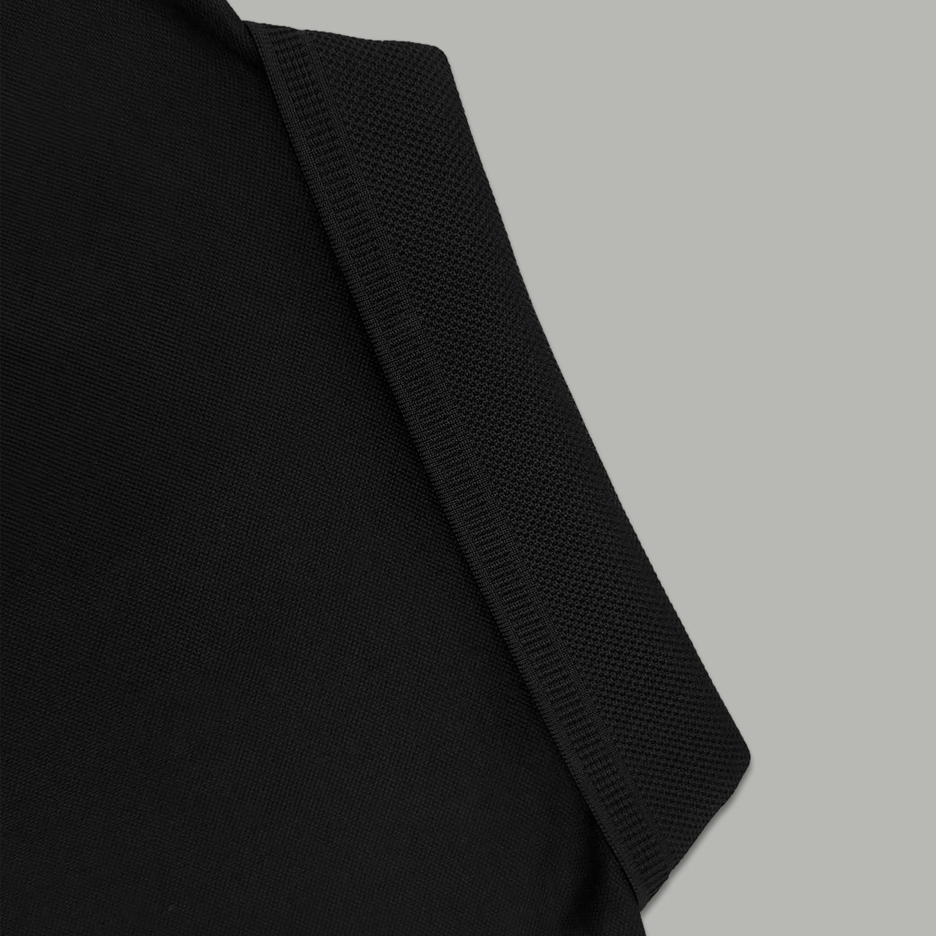 Dior Silk Long Sleeve Polo Shirt with Metal Patch