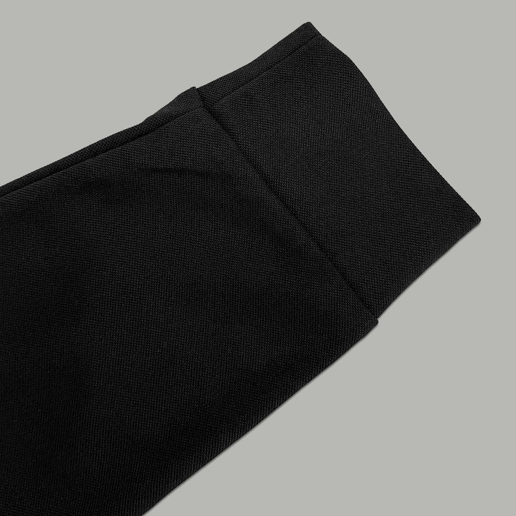 Dior Silk Long Sleeve Polo Shirt with Metal Patch