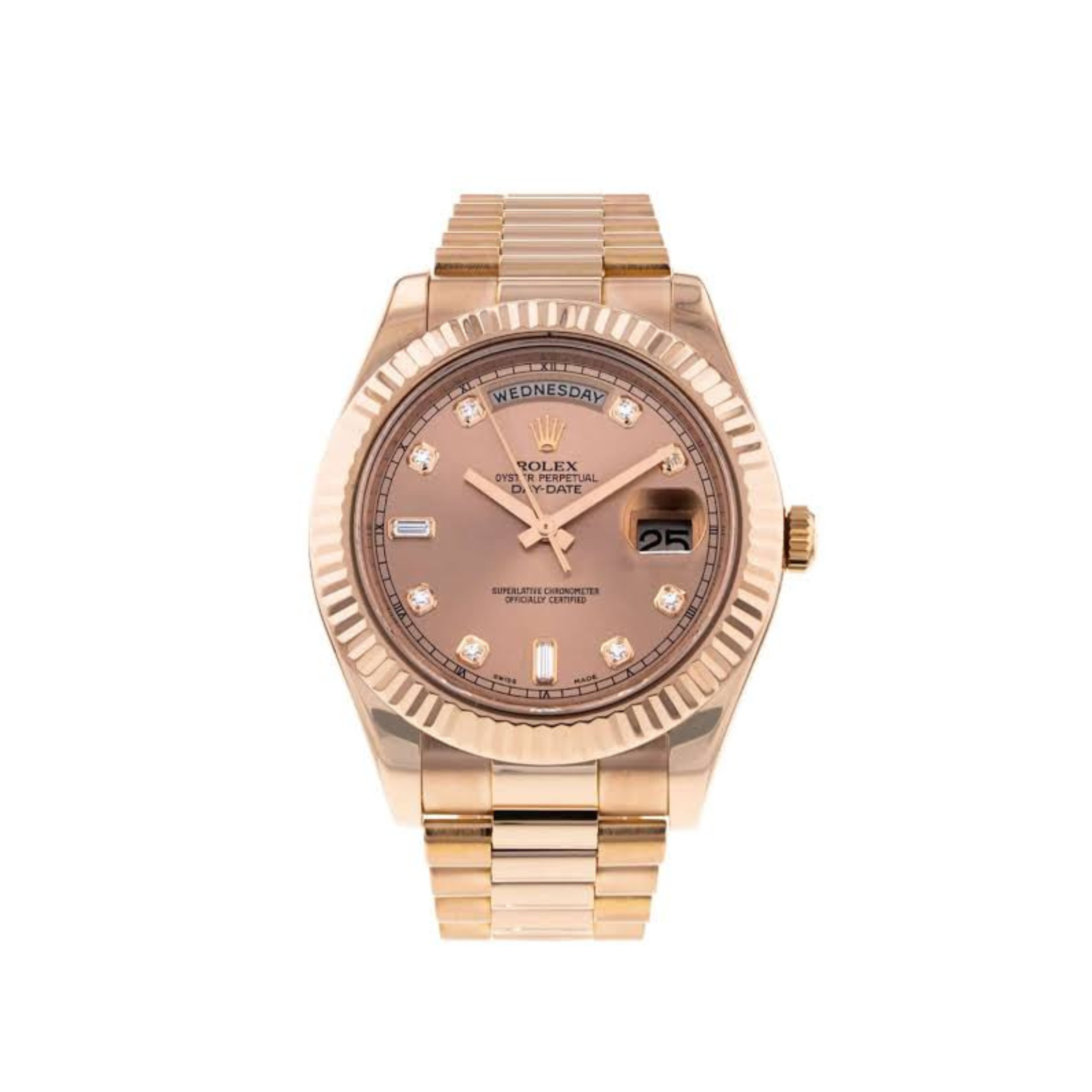 ROLEX DAY DATE 40 PRESIDENT ROSE GOLD DIAL