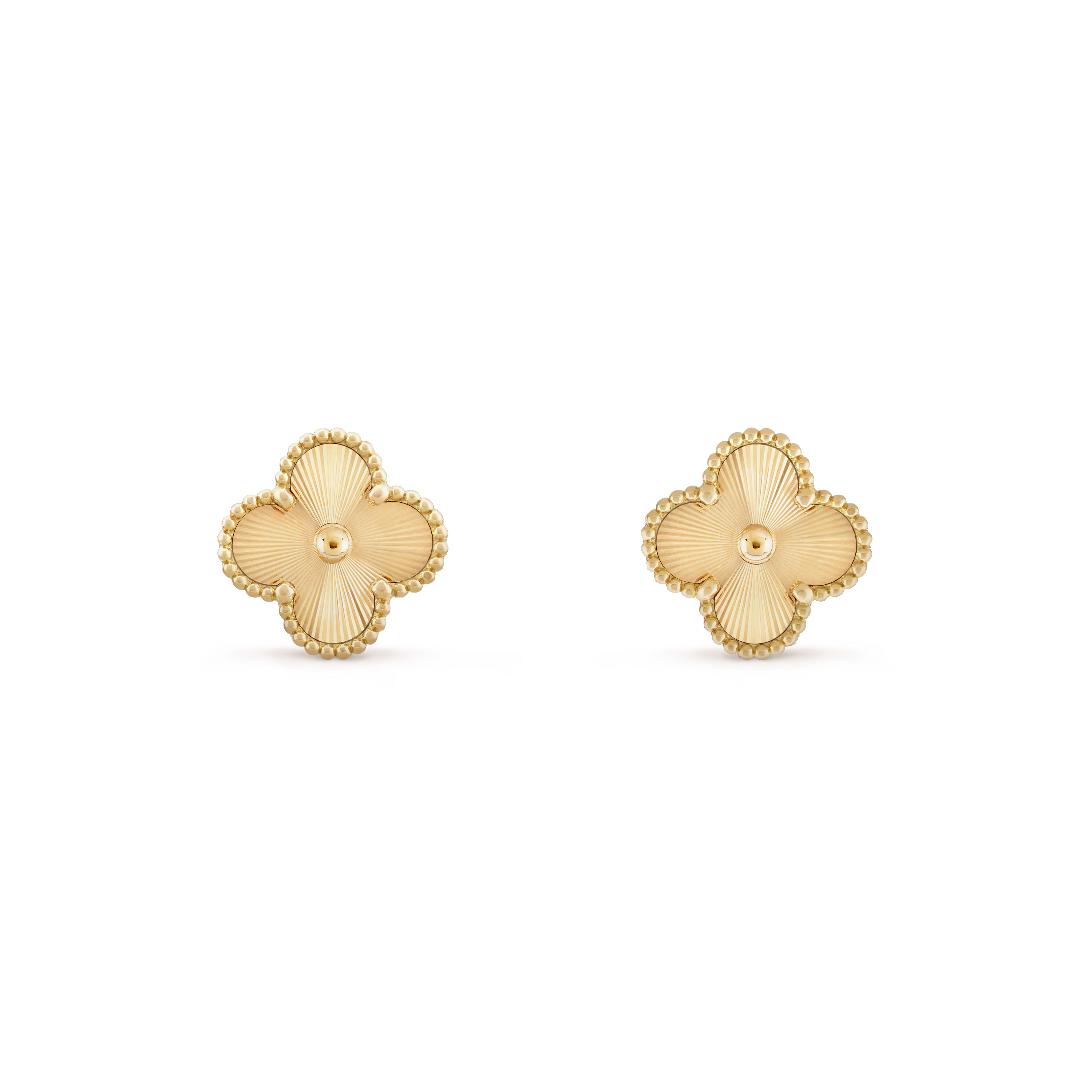 VAN CLEEF VINTAGE ALHAMBRA EARRINGS - GOLD